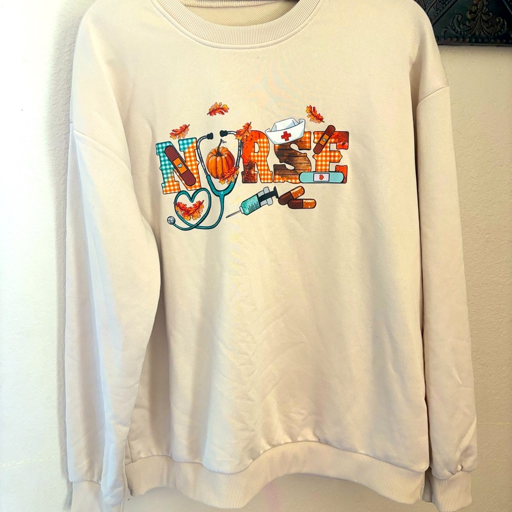 Fall nurse sweater large